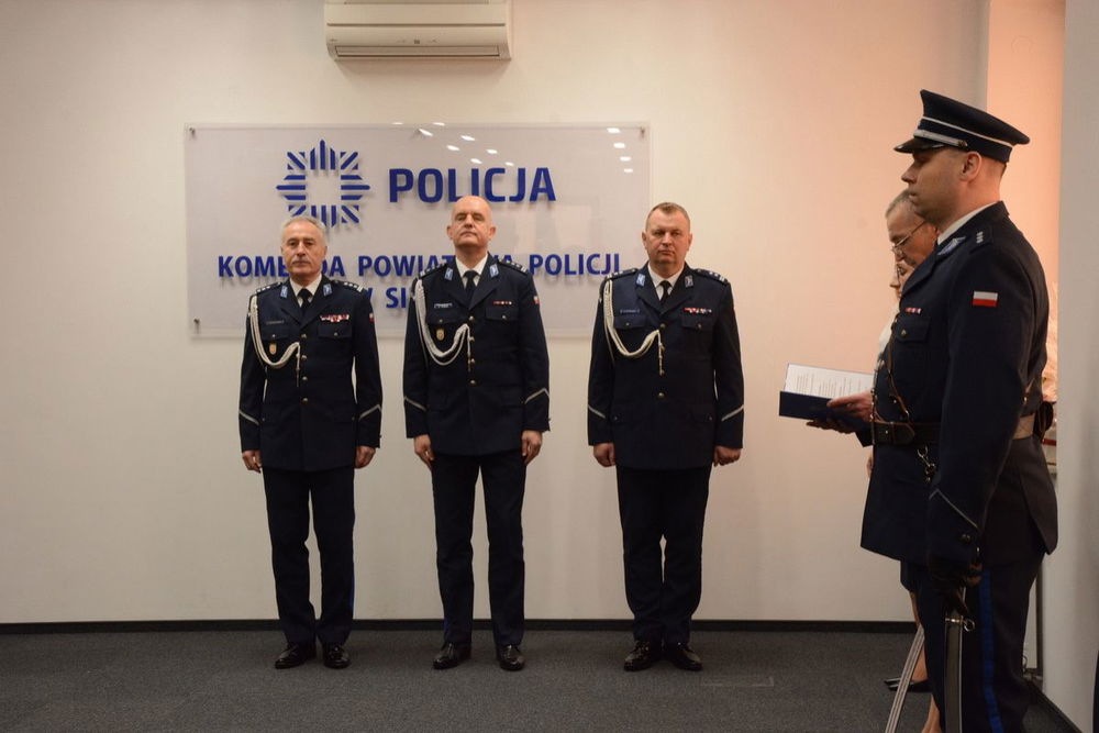 zdjęcie: Zmiana na stanowisku Komendanta Policji w Sierpcu / fot. KPP w Sierpcu