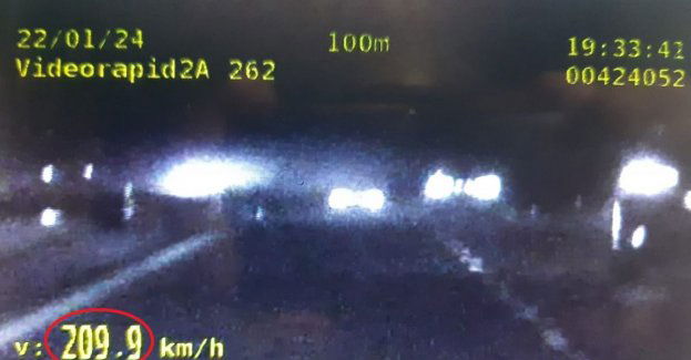 Pędził S5 z prędkością 209 km/h