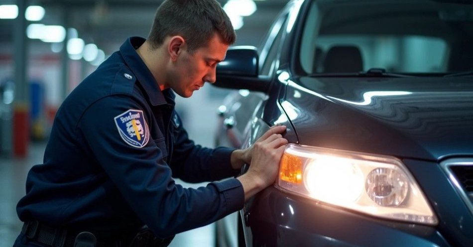 zdjęcie: Bezpłatne sprawdzenie świateł w powiecie lipnowskim / TM/ przykładowa ilustracja