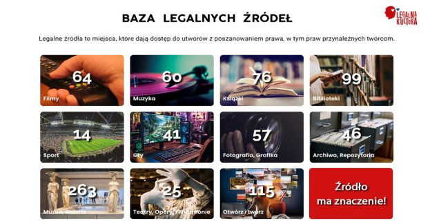 BAZA LEGALNYCH ŹRÓDEŁ - Twój przewodnik po kulturze w sieci