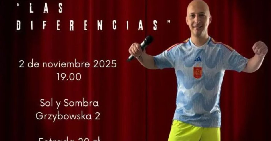 zdjęcie: Cezary Sadowski - Las diferencias (monólogo español) / kupbilecik24.pl / Cezary Sadowski - Las diferencias (monólogo español)