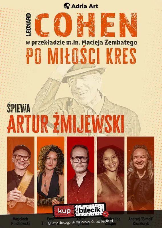 zdjęcie: Cohen - Po miłości kres. Śpiewa Artur Żmijewski / kupbilecik24.pl / Cohen - Po miłości kres. Śpiewa Artur Żmijewski