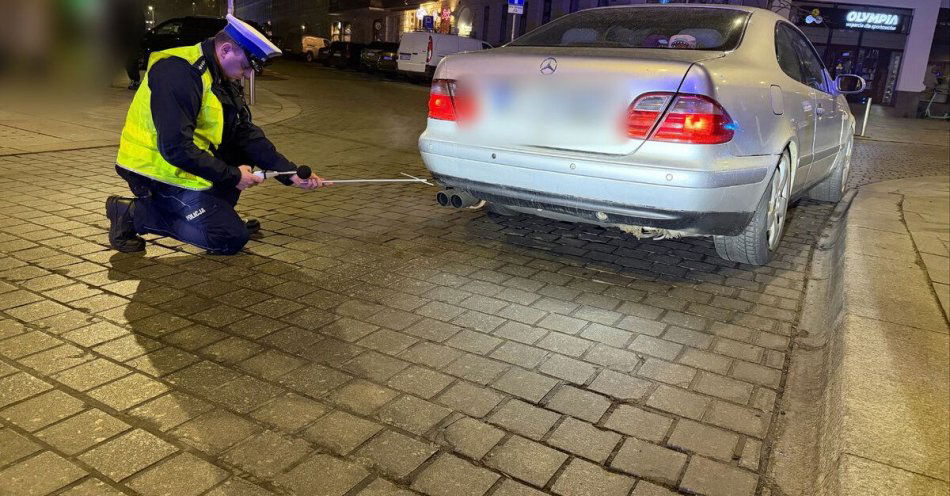zdjęcie: Szczecin walczy z hałasem Kierowcy tracą dowody rejestracyjne / fot. KMP w Szczecinie