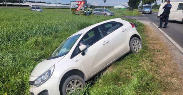 Rowerzysta myślał, że miał pierwszeństwo, ale... nie miał. Spowodował kolizję