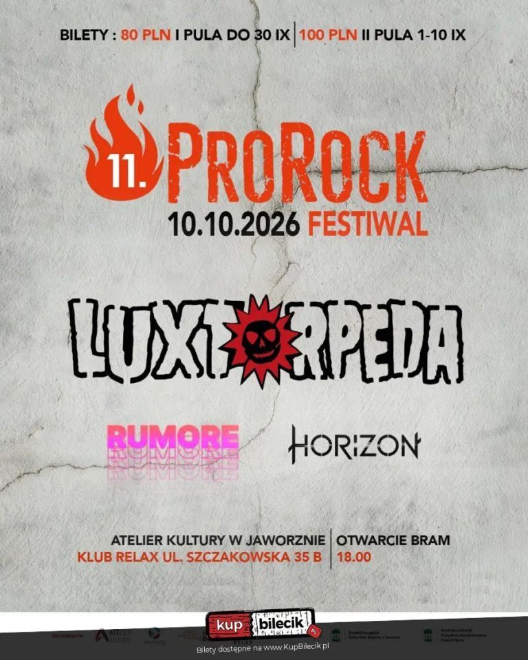 zdjęcie: 11. ProRock Festiwal w Jaworznie! / kupbilecik24.pl / 11. ProRock Festiwal w Jaworznie!