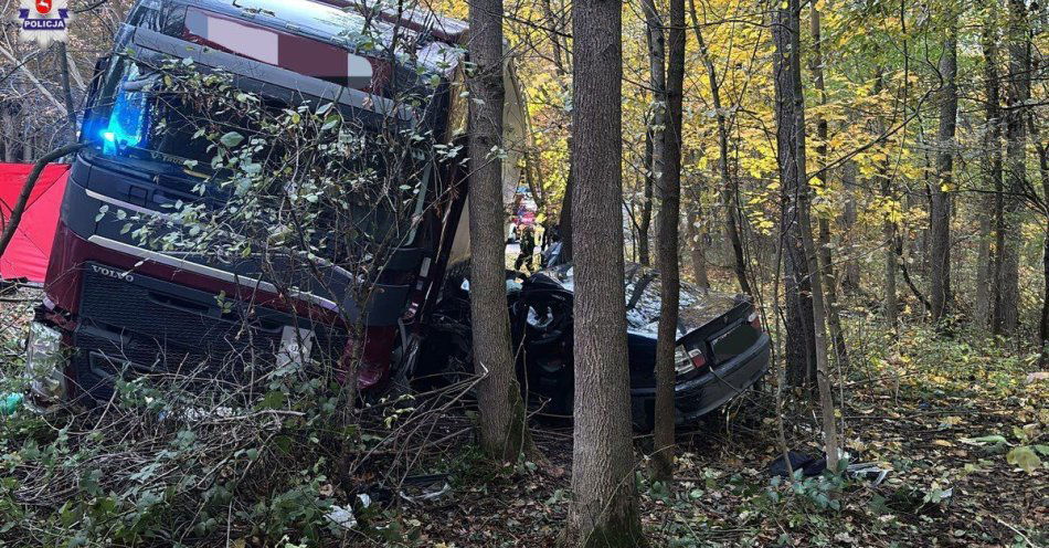 zdjęcie: Tragiczny wypadek przy kolejce na przejściu w Hrebennem / fot. KPP Tomaszów Lubelski