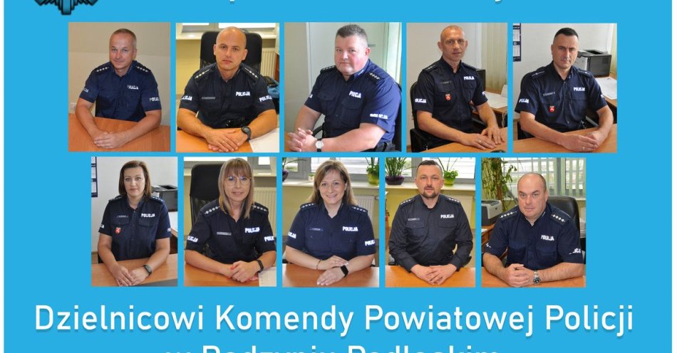 zdjęcie: Wybierz Super Dzielnicowego 2026 z powiatu radzyńskiego / fot. KPP Radzyń Podlaski