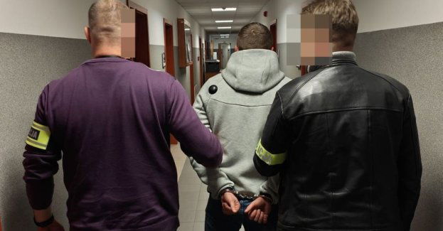 Kryminalni zatrzymali poszukiwanego 28-latka. Był agresywny