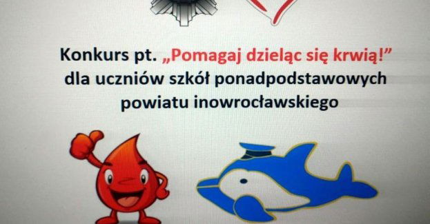Pomagaj dzieląc się krwią konkurs dla klas szkół ponadpodstawowych