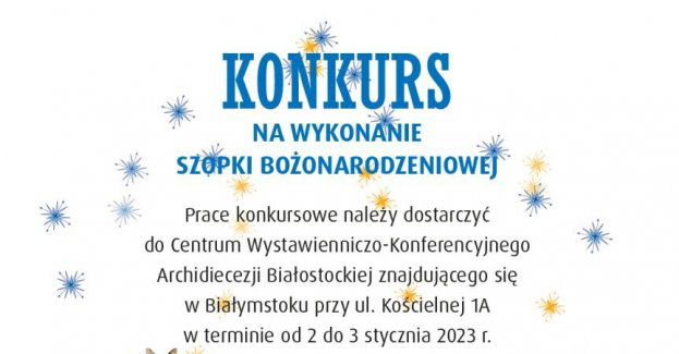 Konkurs na najpiękniejszą szopkę