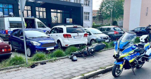 Pościg za motocyklem w centrum Piły