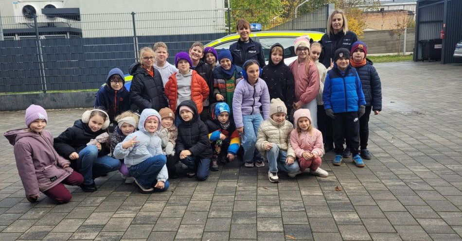 zdjęcie: Dzieci w Komendzie Policji Poznały Tajemnice Służby / fot. KPP Nowy Tomyśl