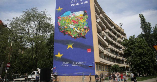 W Warszawie odsłonięto mural z okazji 20-lecia wejścia Polski do UE