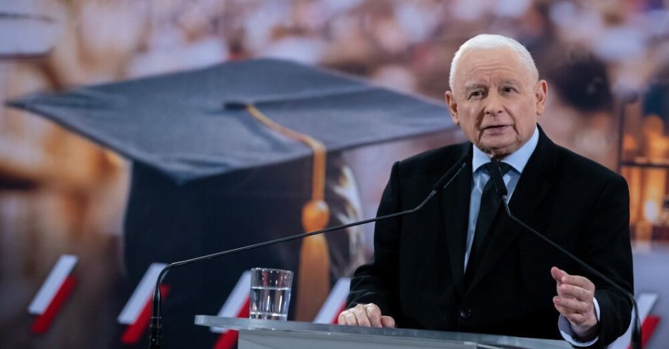 zdjęcie: Kaczyński: potrzebny projekt nowej ustawy o szkolnictwie wyższym / Bydgoszcz, 11.04.2026. Prezes PiS Jarosław Kaczyński przemawia podczas organizowanego przez Prawo i Sprawiedliwość wydarzenia „Myśląc Polska – Alternatywa 2.0: „Silna Nauka- Suwerenna Polska