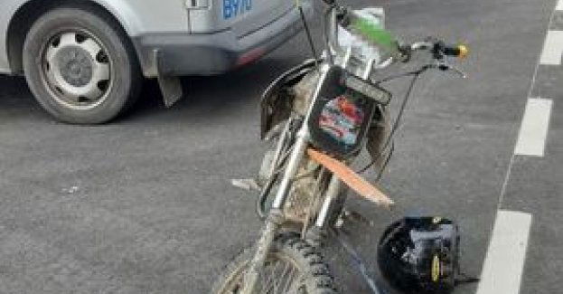 Motocyklista z narkotykami