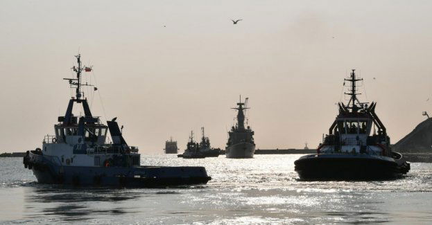 Pięć okrętów NATO wpłynęło do portu w Gdyni