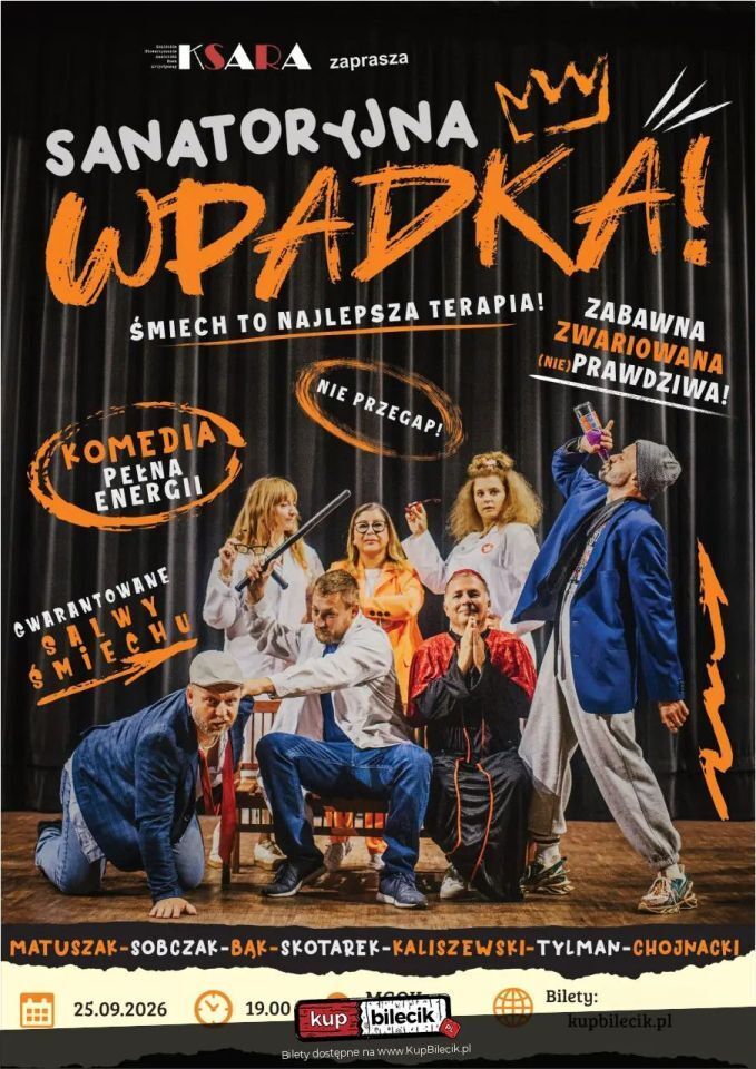 zdjęcie: Sanatoryjna wpadka w wykonaniu teatru KSARA / kupbilecik24.pl /
