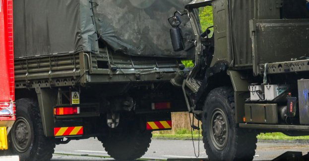 Pięcioro poszkodowanych po zderzeniu brytyjskich pojazdów wojskowych