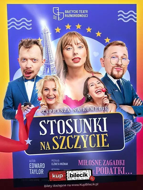 zdjęcie: Stosunki na szczycie - Bałtycki Teatr Różnorodności / kupbilecik24.pl / Stosunki na szczycie - Bałtycki Teatr Różnorodności