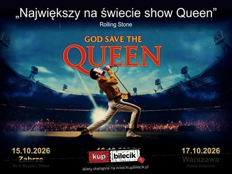 zdjęcie: God save Queen / kupbilecik24.pl / God save Queen