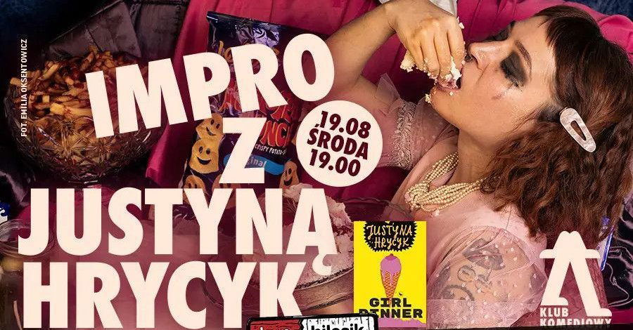 zdjęcie: Girl Dinner - czyli impro z Justyną Hrycyk / kupbilecik24.pl /