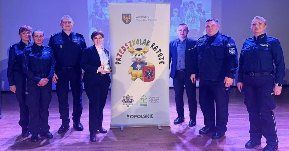 zdjęcie: Przedszkolak Ratuje w Krapkowicach uczy ratować życie / fot. KPP Krapkowice