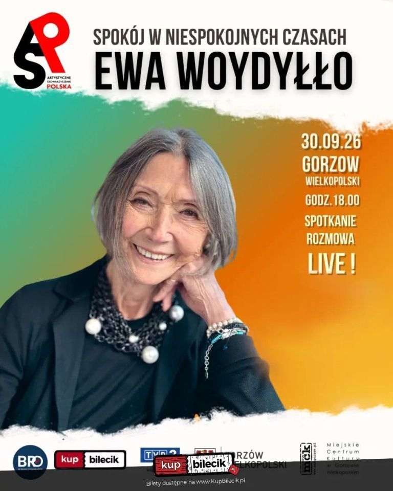 zdjęcie: Spokój w niespokojnych czasach - spotkanie autorskie z dr Ewą Woydyłło / kupbilecik24.pl /