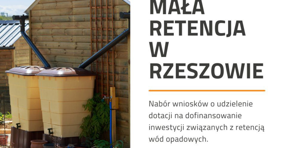 zdjęcie: W Rzeszowie ruszył nabór na systemy małej retencji / fot. nadesłane