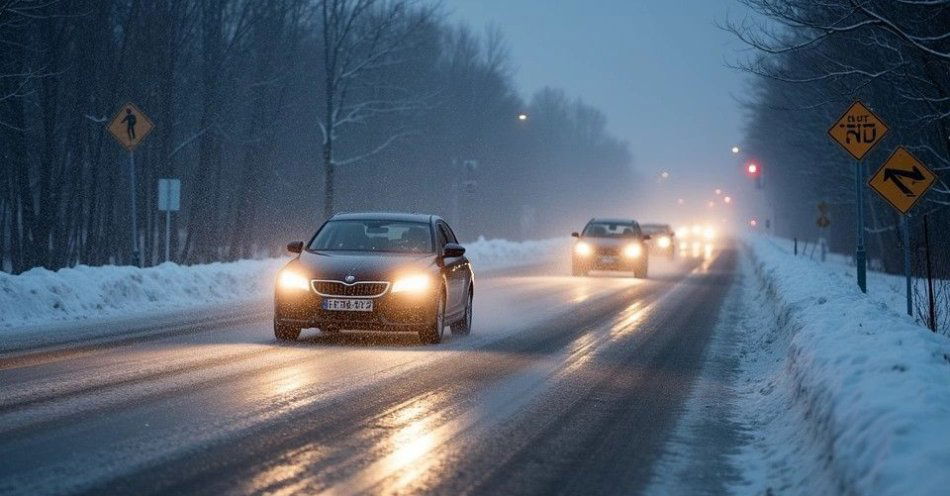 zdjęcie: Apel o ostrożną jazdę na śliskich drogach / TM/ przykładowa ilustracja