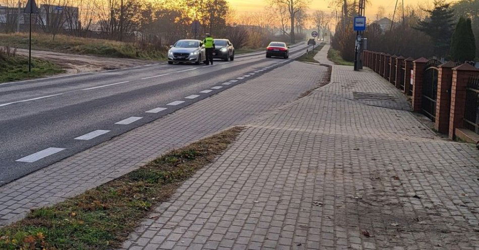 zdjęcie: Jedna pijana osoba zatrzymana podczas akcji Trzeźwy poranek / fot. KPP w Nakle nad Notecią