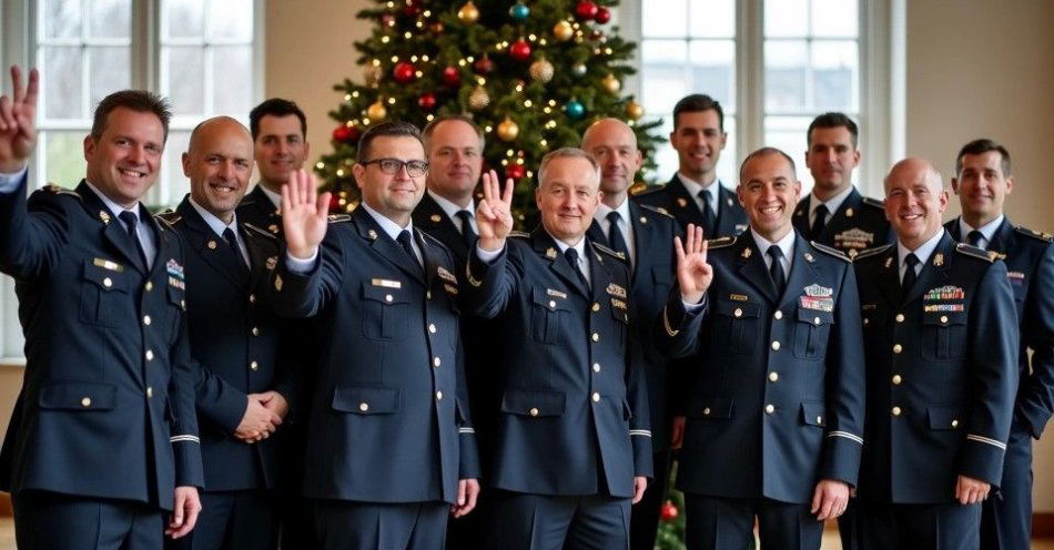 zdjęcie: Życzenia świąteczne od kierownictwa koluszkowskiej policji / TM/ przykładowa ilustracja