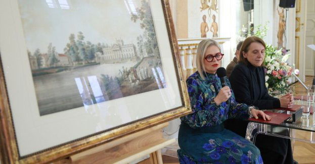 Akwarela Zygmunta Vogla powróciła do Łazienek Królewskich po ponad 80 latach