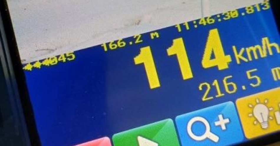 zdjęcie: Jechał 114 km/h w obszarze zabudowanym i stracił prawo jazdy / fot. KPP w Pruszczu Gdańskim