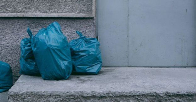 Bezdomny znalazł porzucone w worku przy śmietniku czterotygodniowe szczeniaki