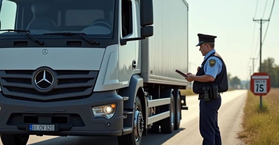 zdjęcie: Młody kierowca ciężarówki zatrzymany w Choczu bez uprawnień / TM/ przykładowa ilustracja