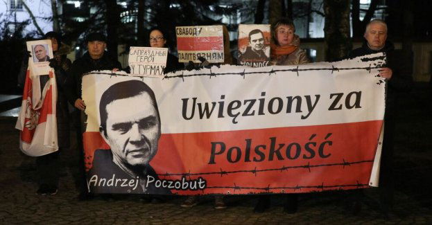 Białystok: akcja solidarności z Andrzejem Poczobutem i innymi więźniami politycznymi na Białorusi