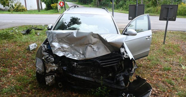 Kierujący uczestnik wypadku okazał się nietrzeźwy