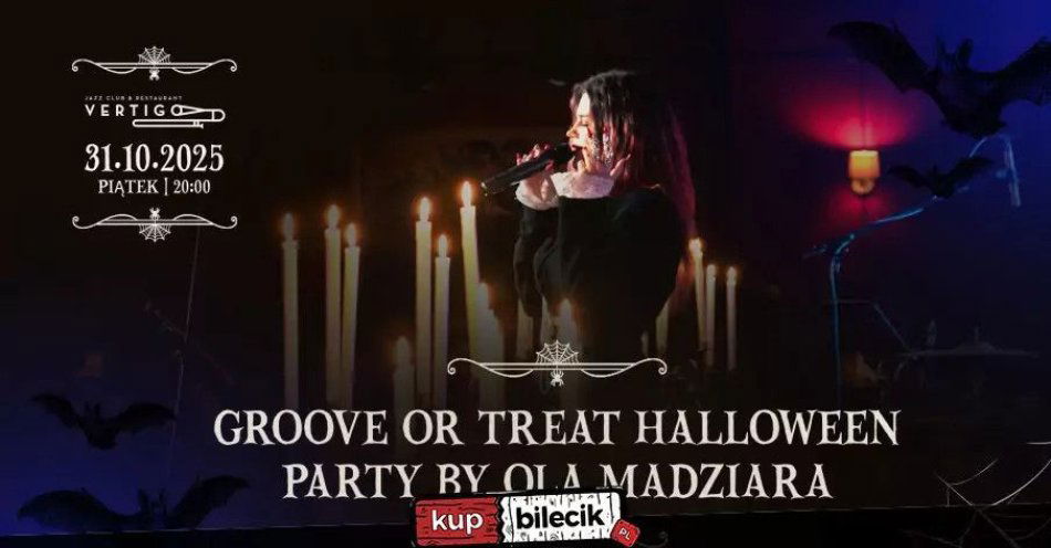 zdjęcie: Vertigo Presents: Groove or Treat - Halloween Party by Ola Madziara / kupbilecik24.pl / Vertigo Presents: Groove or Treat - Halloween Party by Ola Madziara