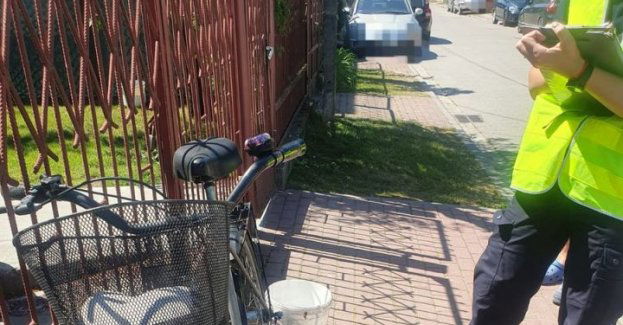 Potrącenie rowerzysty