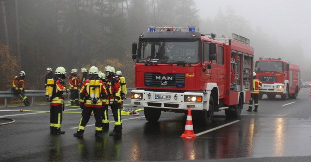 Zderzenie czterech samochodów na Kaszubach; dziecko zostało zabrane do szpitala