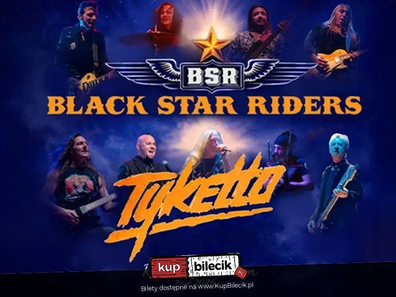 zdjęcie: Black Star Riders & Tyketto / kupbilecik24.pl / Black Star Riders & Tyketto