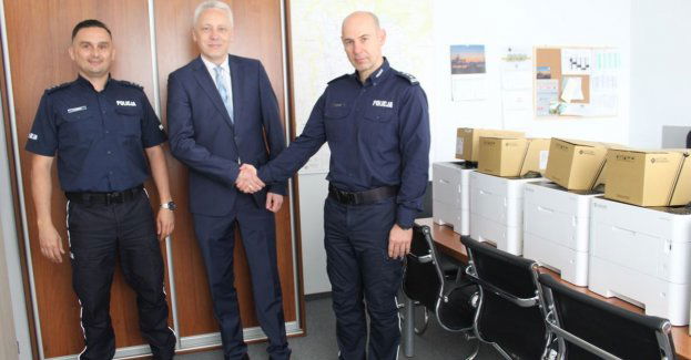 Gmina Inowrocław wspiera policję
