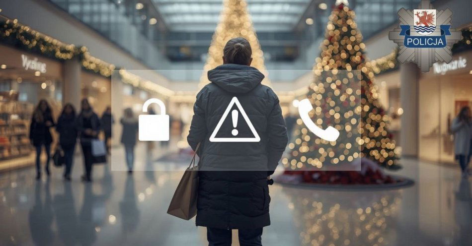 zdjęcie: Jak bezpiecznie robić zakupy przed świętami / fot. KMP w Słupsku