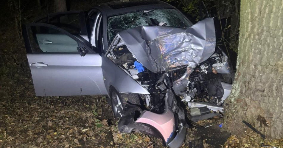 zdjęcie: Pięcioro rannych po wypadku BMW w Perzynach / fot. KPP Nowy Tomyśl