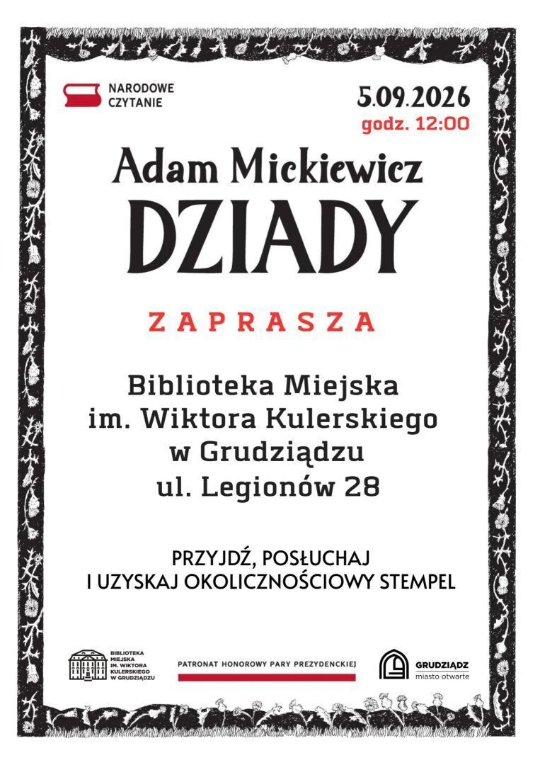 zdjęcie: Narodowe Czytanie w bibliotece / fot. nadesłane