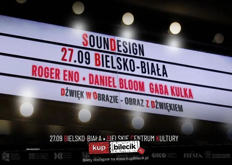 zdjęcie: Soundesign - Roger Eno, Daniel Bloom i Gaba Kulka / kupbilecik24.pl / Soundesign - Roger Eno, Daniel Bloom i Gaba Kulka