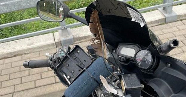 Boso, bez kasku i uprawnień jechał na motocyklu