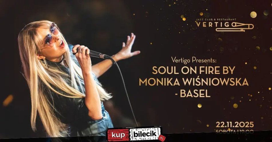 zdjęcie: Vertigo Presents: Soul on Fire by Monika Wiśniowska-Basel / kupbilecik24.pl / Vertigo Presents: Soul on Fire by Monika Wiśniowska-Basel