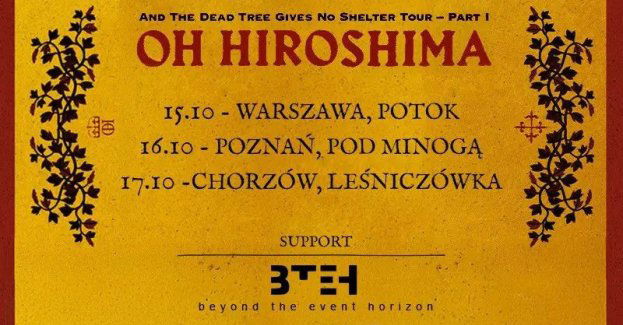 Oh Hiroshima na trzech wyjątkowych koncertach w Polsce!
