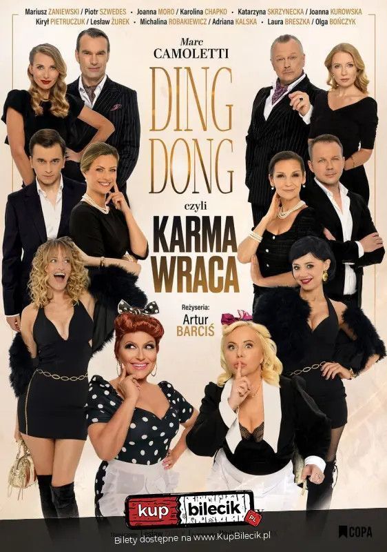 zdjęcie: DING DONG czyli KARMA WRACA - farsa małżeńska z rewanżem! / kupbilecik24.pl / DING DONG czyli KARMA WRACA - farsa małżeńska z rewanżem!